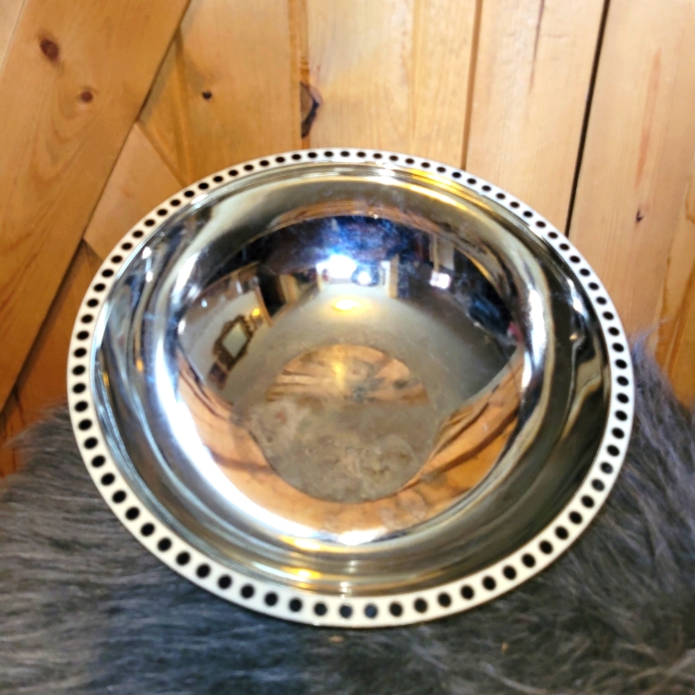 Kate spade pierrepont place large silver plate bowl